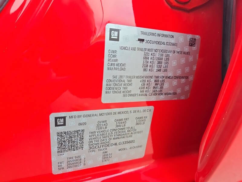 2020 Chevrolet Silverado 1500