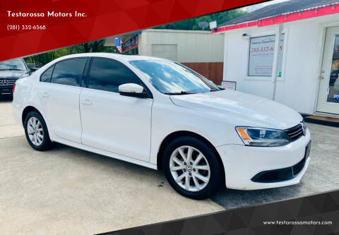 2013 Volkswagen Jetta for sale at Testarossa Motors Inc. in League City TX
