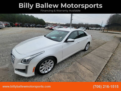2016 Cadillac CTS for sale at Billy Ballew Motorsports in Dawsonville GA