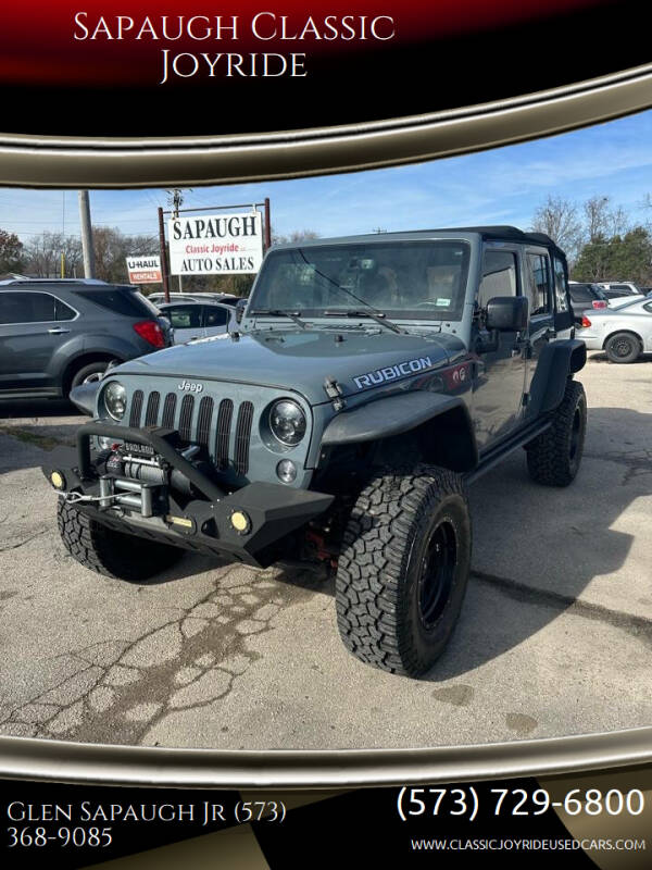 2015 Jeep Wrangler Unlimited for sale at Sapaugh Classic Joyride in Salem MO