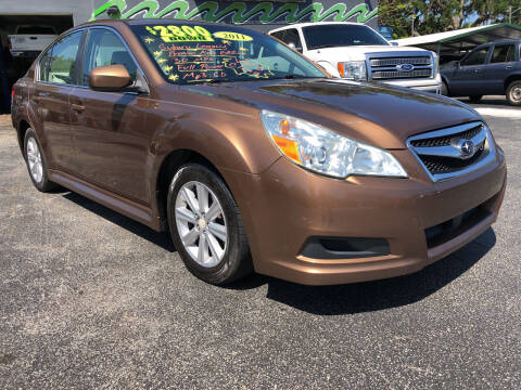 2011 Subaru Legacy for sale at RIVERSIDE MOTORCARS INC - Main Lot in New Smyrna Beach FL