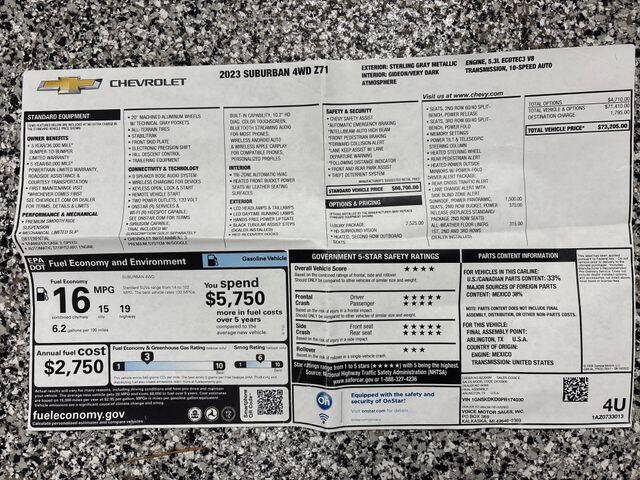 2023 Chevrolet Suburban Z71