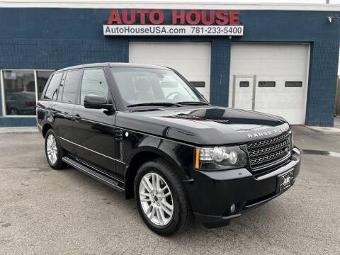 2012 Land Rover Range Rover for sale at Auto House USA in Saugus MA