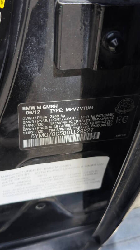 2013 BMW X6 M