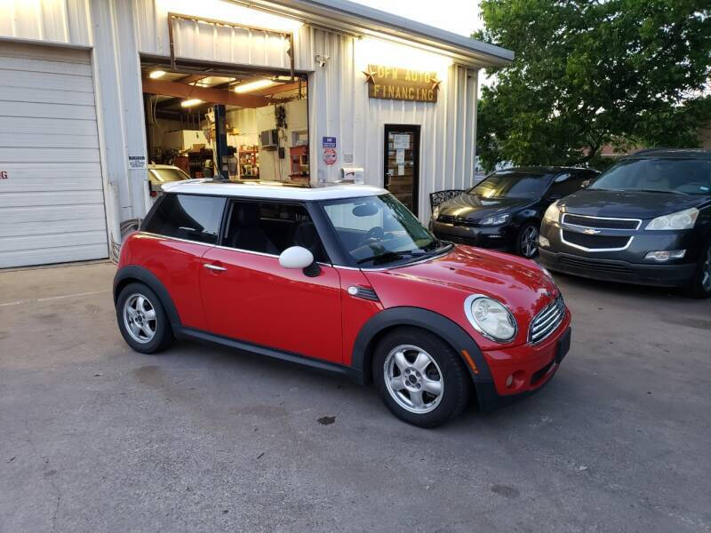 Used 2009 MINI Cooper Base with VIN WMWMF33589TU69970 for sale in Dallas, TX