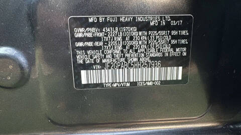 2017 Subaru Crosstrek 2.0i Premium