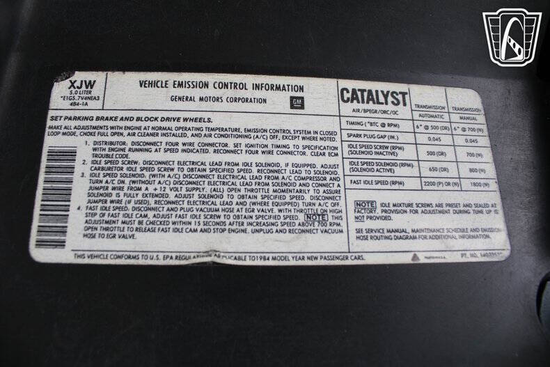 1984 Chevrolet Camaro