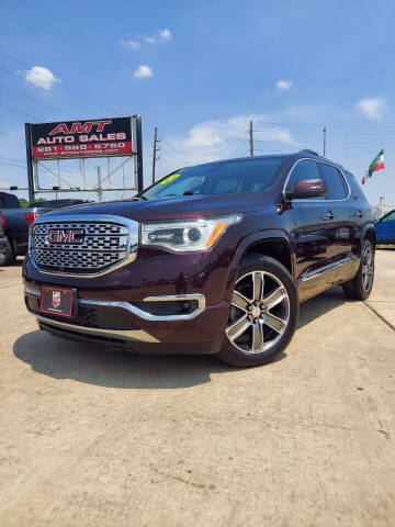 2018 GMC Acadia for sale at AMT AUTO SALES LLC in Houston TX