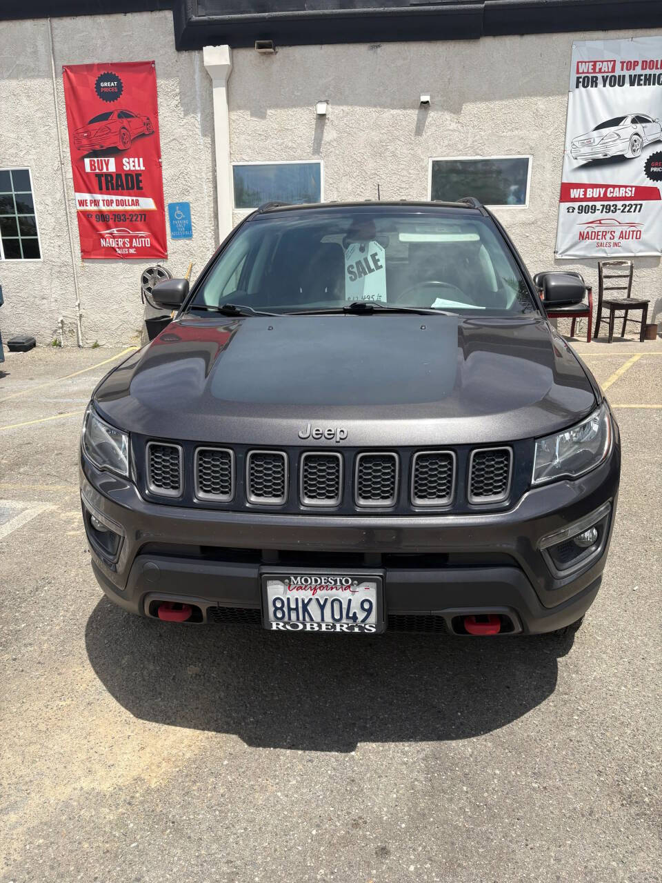 Gray 2019 Jeep Compass Trailhawk 4x4 Trailhawk 4dr SUV 1