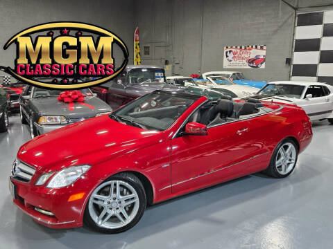 2012 Mercedes-Benz E-Class for sale at MGM CLASSIC CARS in Addison IL