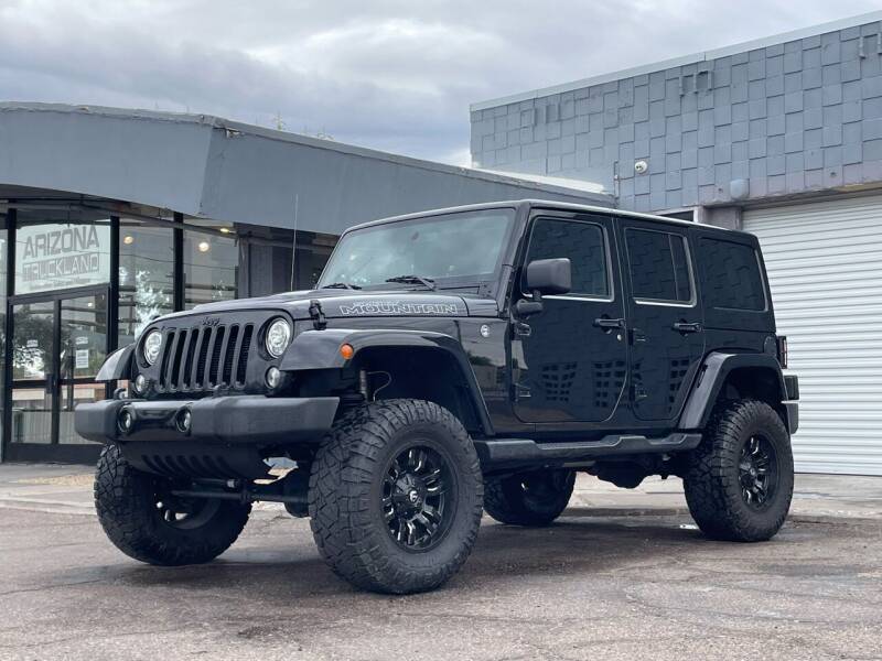 2017 Jeep Wrangler Unlimited for sale at ARIZONA TRUCKLAND in Mesa AZ