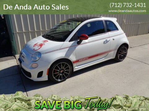 2012 FIAT 500 for sale at De Anda Auto Sales in Storm Lake IA