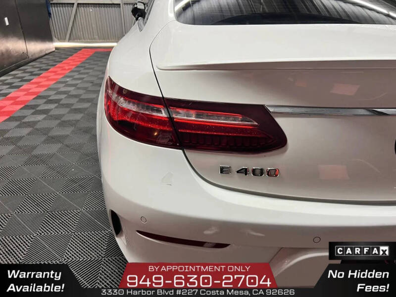 2018 Mercedes-Benz E-Class E 400 4MATIC
