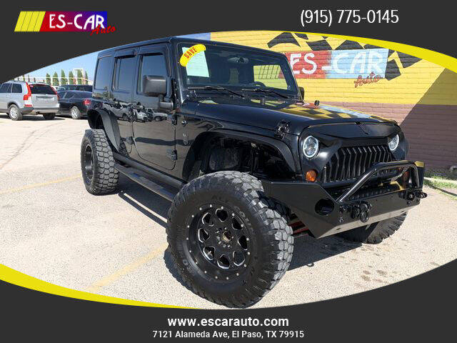 2011 Jeep Wrangler Unlimited for sale at Escar Auto - 9809 Montana Ave Lot in El Paso TX