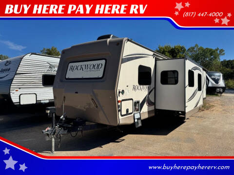 2015 Forest River Rockwood 2910TS for sale at BUY HERE PAY HERE RV in Burleson TX