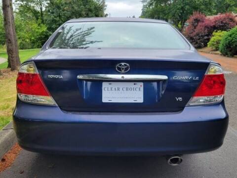 2005 Toyota Camry for sale at CLEAR CHOICE AUTOMOTIVE in Milwaukie OR
