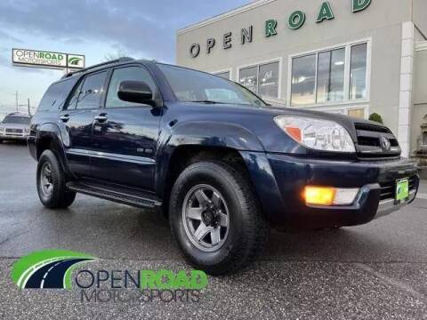 2003 Toyota 4Runner for sale at OPEN ROAD MOTORSPORTS in Lynnwood WA