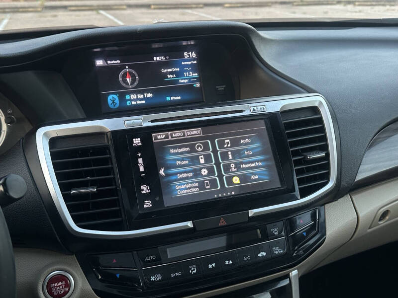 2016 Honda Accord EX-L V6 w/Navi w/Honda Sensing