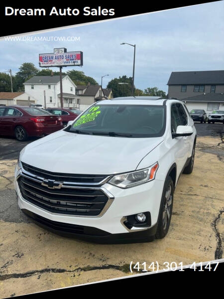 2019 Chevrolet Traverse for sale at Dream Auto Sales in South Milwaukee WI