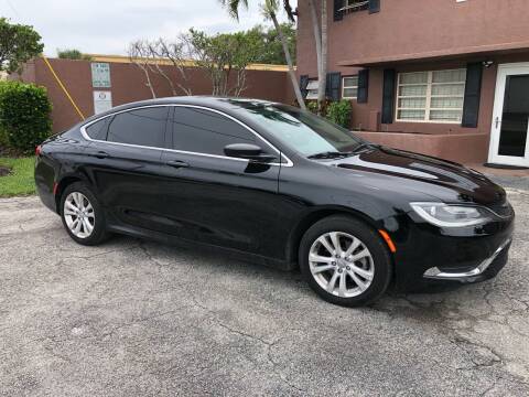 2015 Chrysler 200 for sale at Clean Florida Cars in Pompano Beach FL