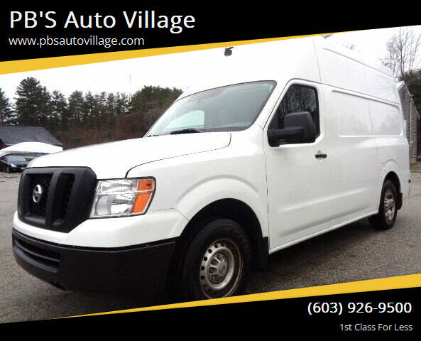 2019 Nissan NV for sale at PB'S Auto Village in Hampton Falls NH