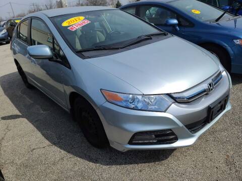 2012 Honda Insight for sale at Jose's Auto Sales Inc in Gurnee IL