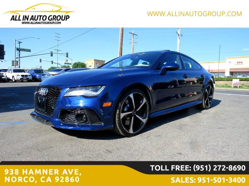 2014 Audi RS 7 for sale in Norco, CA