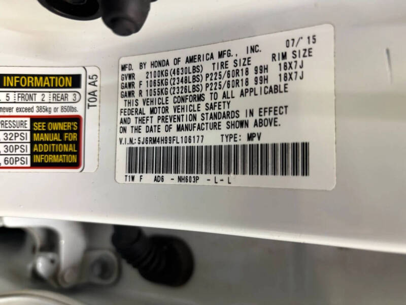 2015 Honda CR-V Touring