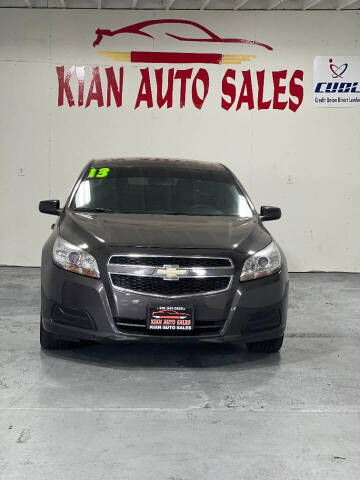 2013 Chevrolet Malibu for sale at Kian Auto Sales in Sacramento CA