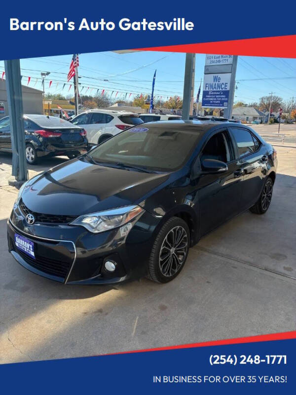 2016 Toyota Corolla S