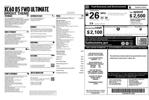 2023 Volvo XC60 B5 Ultimate Bright Theme
