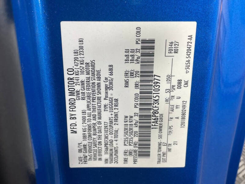 2019 Ford Mustang GT Premium