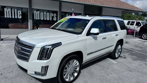 2018 Cadillac Escalade for sale at Seven Mile Motors, Inc. in Naples FL