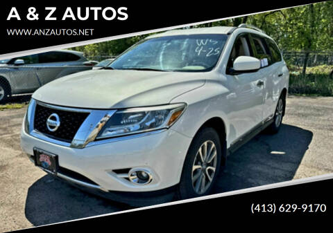 2014 Nissan Pathfinder for sale at A & Z AUTOS in Westfield MA