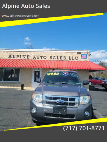2012 Ford Escape for sale at Alpine Auto Sales in Carlisle PA