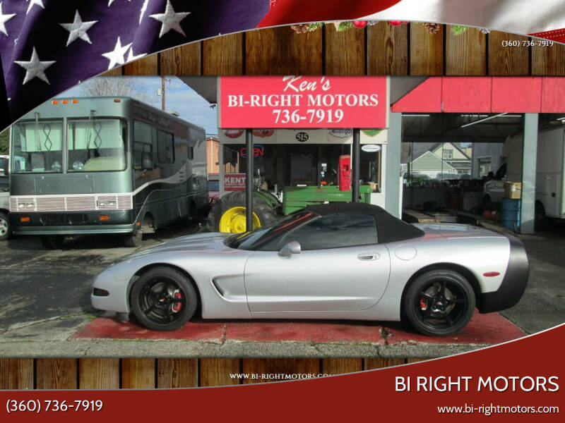 2002 Chevrolet Corvette for sale at Bi Right Motors in Centralia WA