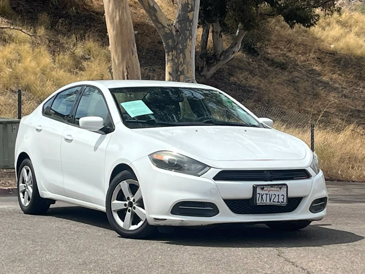 White 2015 Dodge Dart SXT SXT 4dr Sedan 1