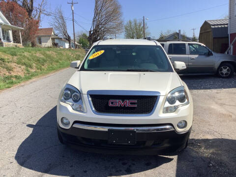 2012 GMC Acadia for sale at Moose Motors in Morganton NC