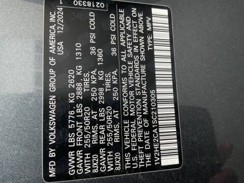 2025 Volkswagen Atlas Cross Sport SE 4Motion