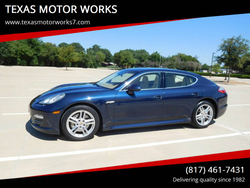 2010 Porsche Panamera for sale at TEXAS MOTOR WORKS in Arlington TX