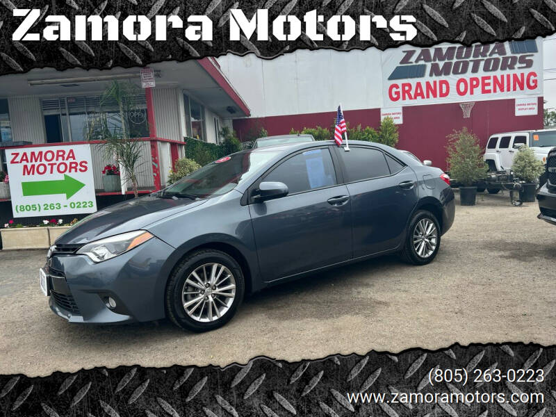 2015 Toyota Corolla for sale at ZAMORA MOTORS SM in Santa Maria CA