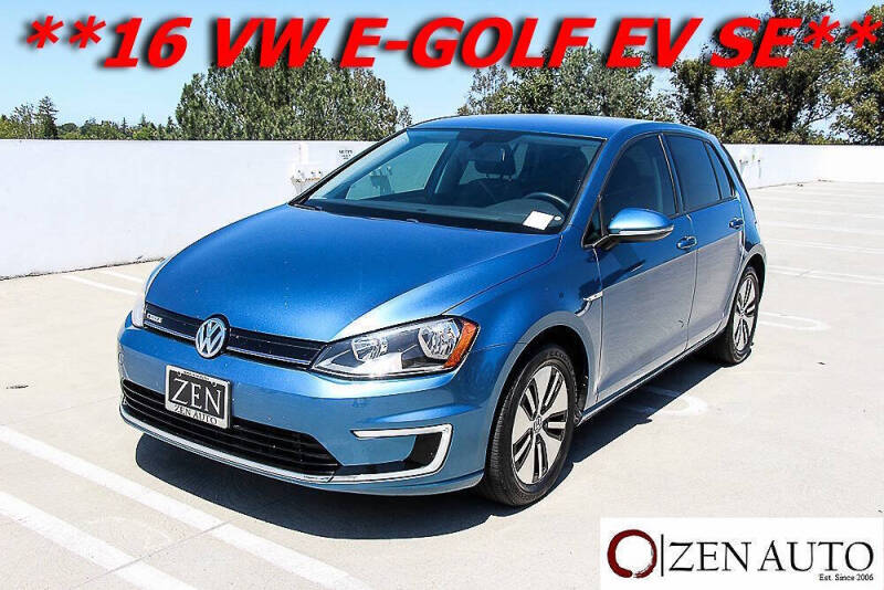 2016 Volkswagen e-Golf SE