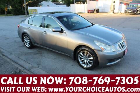 2008 Infiniti G35 for sale at Your Choice Autos in Posen IL