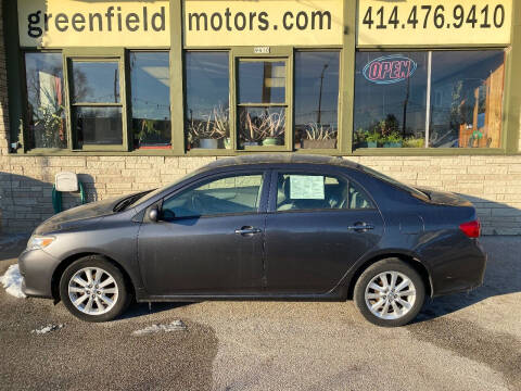 2009 Toyota Corolla for sale at GREENFIELD MOTORS in Milwaukee WI