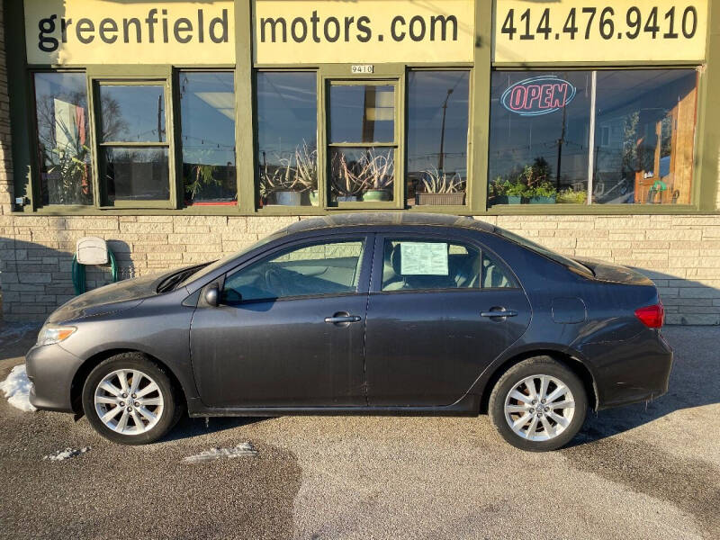 2009 Toyota Corolla for sale at GREENFIELD MOTORS in Milwaukee WI