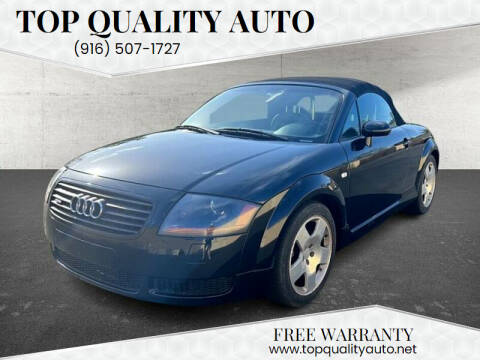 2001 Audi TT for sale at TOP QUALITY AUTO in Rancho Cordova CA