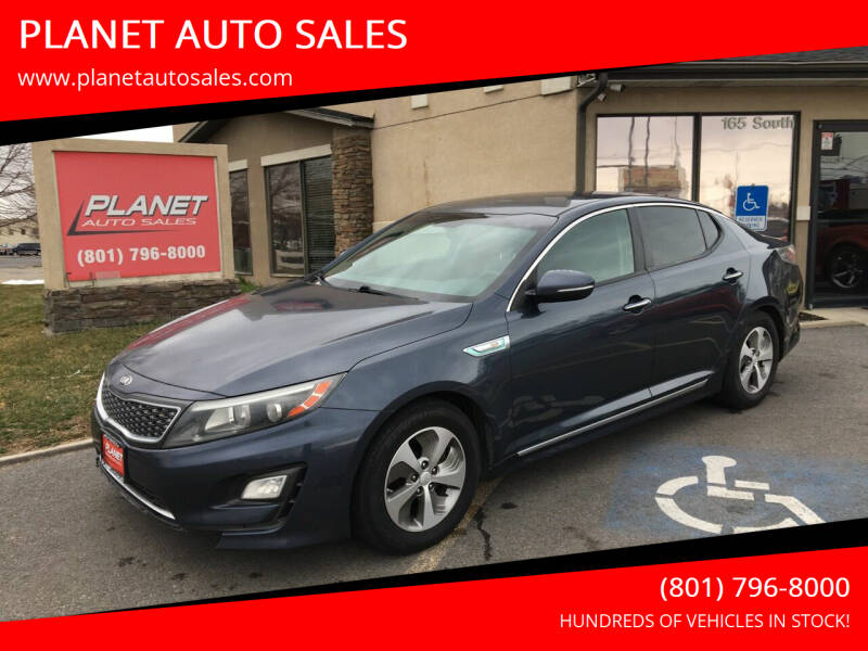 2014 Kia Optima Hybrid for sale at PLANET AUTO SALES in Lindon UT