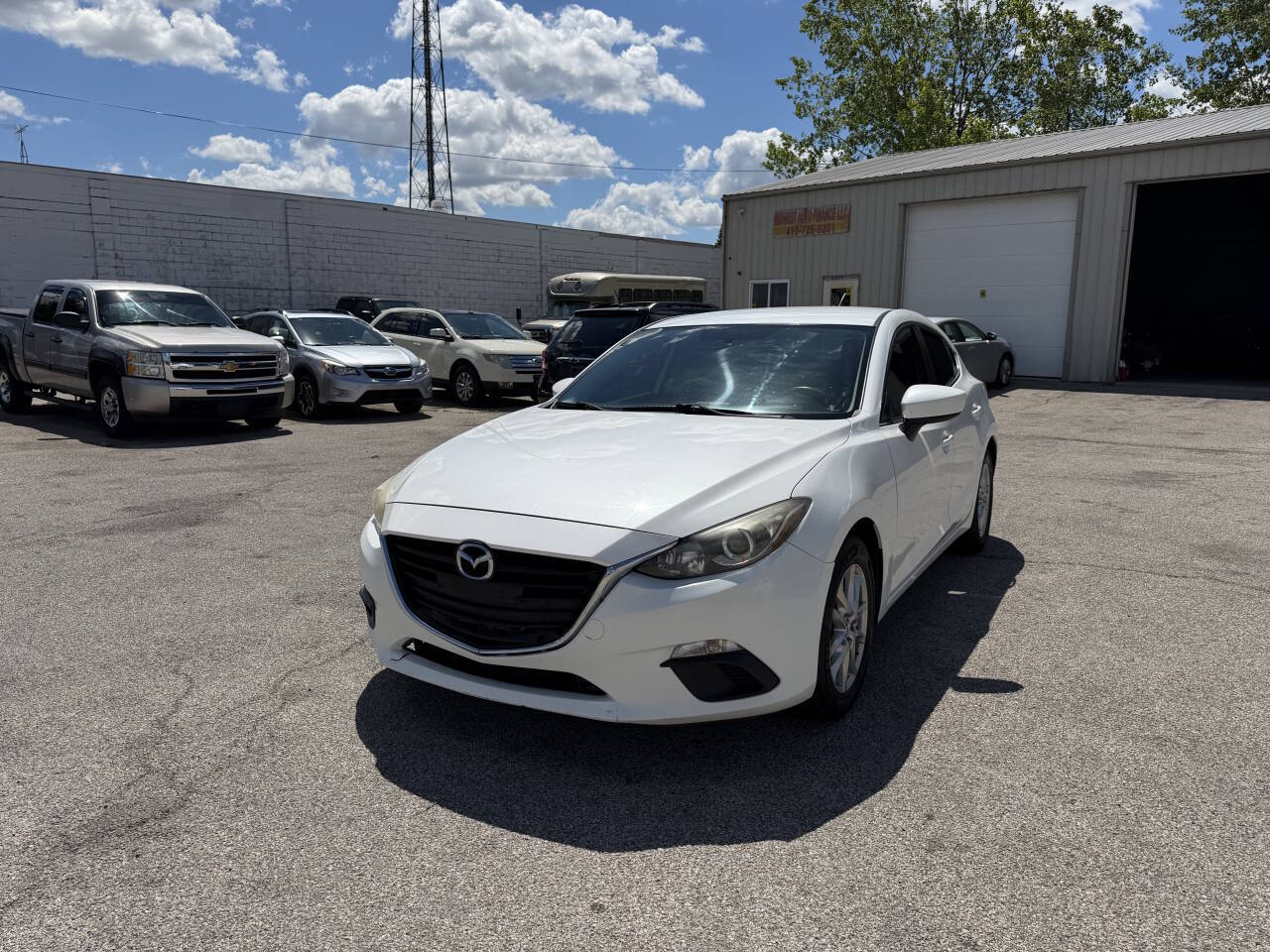 White 2014 Mazda Mazda3 i Touring i Touring 4dr Hatchback 6A 1