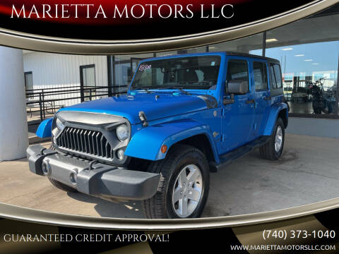 2014 Jeep Wrangler Unlimited for sale at MARIETTA MOTORS LLC in Marietta OH