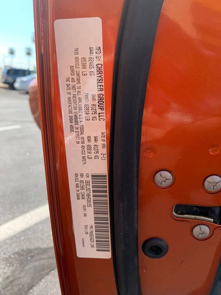 Orange 2011 Dodge Challenger R/T R/T 2dr Coupe 11